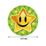 9332 *Sticker´s Motivacionales e/Rollo *ESTRELLITAS BRILLANTES* (2.5 cm.) 500 Pcs. - Imagen 4
