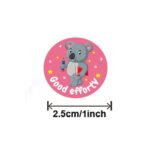 9332 *Sticker´s Motivacionales e/Rollo *MASCOTITAS MOTIVADORAS* (2.5 cm.) 500 Pcs. - Imagen 4