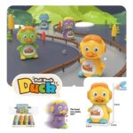 4300 *Patito Correlón d/Fricción al Oprimir la Cabeza* (6x10 cm.) INDIVIDUAL 4 Colores Diferentes.