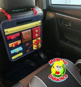 4303 *PORTAFOLIO-TABLERO TEXTIL Motricidad Fina* (30x26 cm.) 9 Habilidades. - Imagen 4