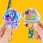 0921 *Llavero de Agua ASTRONAUTA* (8x8 cm.) INDIVIDUAL. - Imagen 3