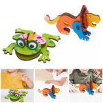 0518 *Rompecabezas d/Madera 3D para Insertar y Crear* (18x15 cm.) 28 Diferentes. - Imagen 4