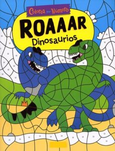 4604 *Dinos p/Colorear por Números* (21x27 cm.) 24 Pág. 4 Diferentes. - Imagen 5