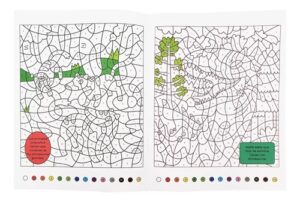 4604 *Dinos p/Colorear por Números* (21x27 cm.) 24 Pág. 4 Diferentes. - Imagen 6