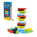 7173 *Jenga de Madera de Colores* (5.5x18 cm.) 51 Pcs. - Imagen 4