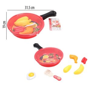 8453 *Sartén Rojo c/Accesorios* (19x31.5 cm.) 7 Pcs. - Imagen 5