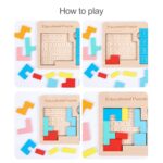 0022 *Calendario Digital Tetris c/Rompecabezas* (25x15 cm.) 5 Diferentes. - Imagen 4