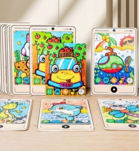 0655 *Rompecabezas d/24 Pcs c/Base Ilustrada* (15x22.5 cm.) 22 Diferentes. - Imagen 4