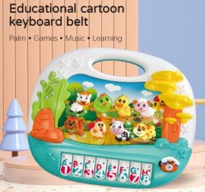 1164 *Piano Led p/Reconocer el Sonido de los Animales, las Letras y los Números* (29x24 cm.) 4 Diferentes.