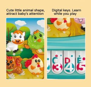 1164 *Piano Led p/Reconocer el Sonido de los Animales, las Letras y los Números* (29x24 cm.) 4 Diferentes. - Imagen 4