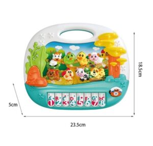 1164 *Piano Led p/Reconocer el Sonido de los Animales, las Letras y los Números* (29x24 cm.) 4 Diferentes. - Imagen 6