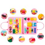 2474 *Portafolio Motricidad Fina c/Reloj* (22x25 cm.) Multi-Habilidades - Imagen 3