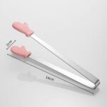 4316 *Pinzas Metálicas Punta Silicona* (3.5x13.5 cm.) 3 Diferentes. - Imagen 4