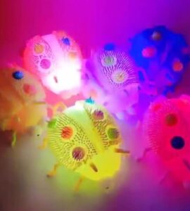 4335-12 *CAJA c/12 Catarinas LED* (9x10 cm.) - Imagen 2