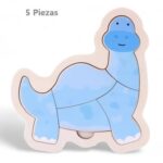 1511 *Rompecabezas d/Madera Gruesa Siluetas de 4 o 5 Pcs.* (15x15 cm.) 19 Diferentes. - Imagen 6