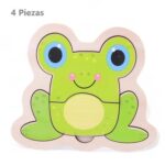 1511 *Rompecabezas d/Madera Gruesa Siluetas de 4 o 5 Pcs.* (15x15 cm.) 19 Diferentes. - Imagen 13