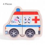 1511 *Rompecabezas d/Madera Gruesa Siluetas de 4 o 5 Pcs.* (15x15 cm.) 19 Diferentes. - Imagen 18