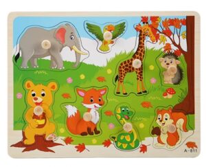 1512 *Rompecabezas c/Pijas de Madera* (30x22.5 cm.) 8 Diferentes. - Imagen 4