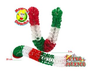 4339 *Gusano PLÁSTICO Tri-Color T-GRANDE* (20x300 cm.) INDIVIDUAL. - Imagen 2