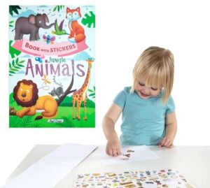 1866 *CREA HISTORIAS CON ANIMALES DE JUNGLA* (24x29 cm.) 32 Pág.