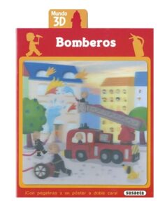 3821*BOMBEROS c/Stickers Mundo 3D Holográfico* (17x24 cm.) 8 Pág. - Imagen 3