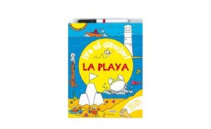 4902 *¡Ya se Dibujar! LA PLAYA d/Cartón & Borrable* (21x27 cm.) 12 Pág. +Plumón. - Imagen 2