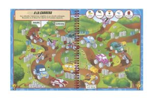 7219 *PEGAJUEGOS VEHÍCULOS c/Espiral* (24x28 cm.) 64 Pág. - Imagen 2