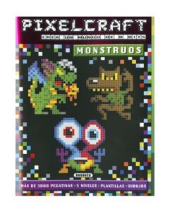 7874 *Crea MONSTOUS Pixelcraft c/Stickers* (21x28 cm.) 48 Pág. - Imagen 3