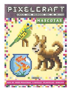 7881 *Crea MASCOTAS Pixelcraft c/Stickers* (21x28 cm.) 48 Pág. - Imagen 2
