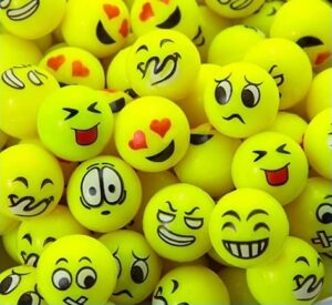 9330 *Pelota Saltarina Emojis* (2.5 cm.) 100 Pcs. - Imagen 4