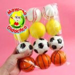 PCF-12  *PAQUETE c/12 Pelotas de Esponja MEDIANAS* (6 cm.) DEPORTES - Imagen 3