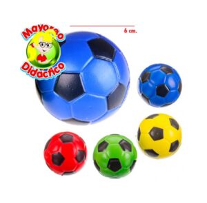 PCF-12  *PAQUETE c/12 Pelotas de Esponja MEDIANAS* (6 cm.) SOCCER - Imagen 2