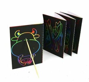 0041 *Scratch Acordeón 4 en 1* (52x18 cm.) 4 Diferentes.