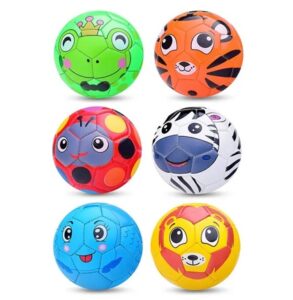 1989 *Balón de Soccer Infantil Animado-LEÓN* (21 cm.) 6 Diferentes. - Imagen 2