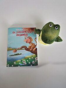 2044 *Fábula Cocodrilo Ingenuo, CON GUIÑOL d/Mano* (21x28 cm.) - Imagen 2