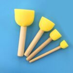 8072 *Mini Paletas d/Esponja Ovaladas* (13.5x18 cm.) 4 Pcs. - Imagen 3