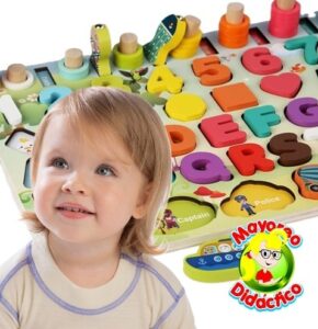 9101 *Tablero Cognitivo 6 en 1* (45x23 cm.) 57 Pcs. - Imagen 2