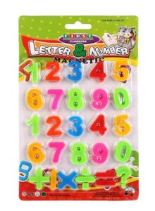 0131 *ABC LETRAS O NÚMEROS Magnéticos e/Blíster Grande* (21 x 29 cm.) - Imagen 5