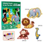 2095 *Rompecabezas Magnético c/Tablero de Dibujo y Plumones* (23x30 cm.) 5 Diferentes - Imagen 8