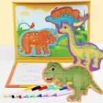 2095 *Rompecabezas Magnético c/Tablero de Dibujo y Plumones* (23x30 cm.) 5 Diferentes - Imagen 7