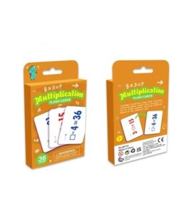 3074 *TARJETAS DIDÁCTICAS Borrables d/Operaciones Matemáticas* (8x14.5 cm.) 36 Tarjetas Dobles. 4 Diferentes. - Imagen 3