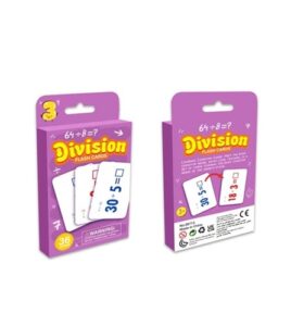 3074 *TARJETAS DIDÁCTICAS Borrables d/Operaciones Matemáticas* (8x14.5 cm.) 36 Tarjetas Dobles. 4 Diferentes. - Imagen 2