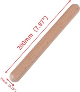 6866 *CLAVES Musicales d/Madera Sólida* (2x 20 cm.) 1 PAR. - Imagen 3