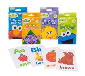 5046 *Barrio Sésamo Flash Cards en INGLÉS* (8.5x15 cm.) 36 Pcs. 4 Diferentes. - Imagen 2