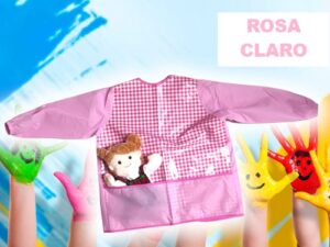 9027 *Mandil Infantil Plástico CON Mangas c/Bolsas* (35×50 cm.) 9 Colores Diferentes. - Imagen 10