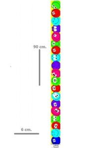 227 *CENEFAS Impresas GRANDES* (90 x6 cm.) 10 Pcs. - Imagen 3