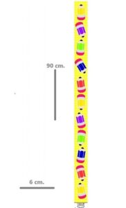 227 *CENEFAS Impresas GRANDES* (90 x6 cm.) 10 Pcs. - Imagen 3