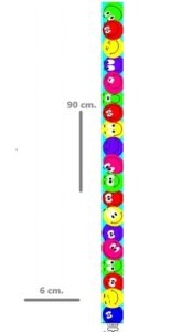 227 *CENEFAS Impresas GRANDES* (90 x6 cm.) 10 Pcs. - Imagen 3