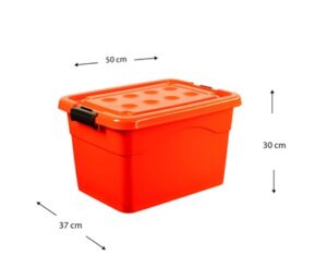 1197 *Caja Plástica PERGAMO* (50x30x37 cm.) - Imagen 2