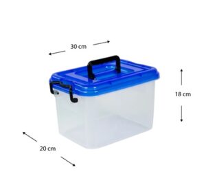 1173 *Caja Plástica LEO* (30x18x 20 cm.) - Imagen 5